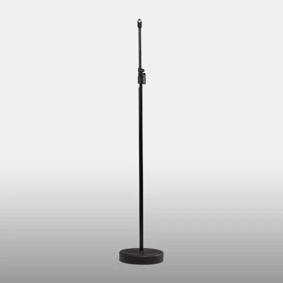 Pedestal Suporte P Microfone Vector Reto Base Pesada Pmv05rt Cor Preto Foto 1