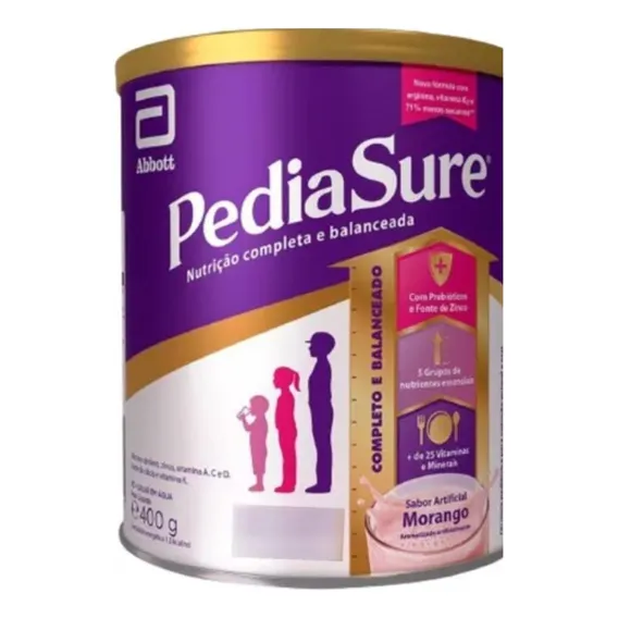 Pediasure Complete Infantil 400g Morango Foto 1