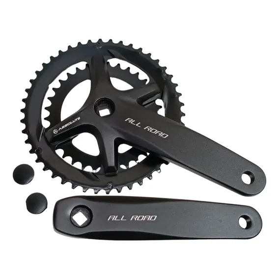 Pedivela Absolute Gravel All Road 46/33 Dentes 172,5mm S/mov Cor Preto Foto 1
