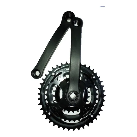 Pedivela De Bicicleta Imp Pedivela Triplo 24-34-42d Reduzido Coroa Dupla - Preto Foto 1
