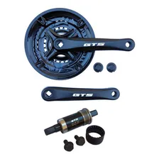 Pedivela Gts 9v AlumÃnio 42x34x24 Tipo Shimano Eixo Cent Gts Foto mini 1