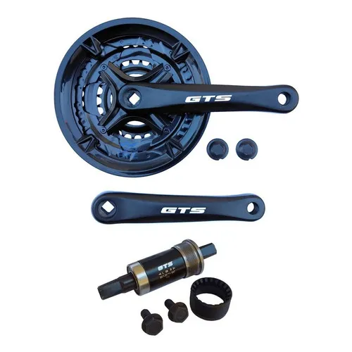 Pedivela Gts 9v AlumÃnio 42x34x24 Tipo Shimano Eixo Cent Gts Foto 1