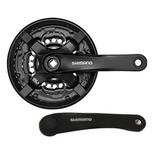 Pedivela Shimano Tourney Fc-ty501 42x34x24 Dentes 175mm 24v Foto  mini 1
