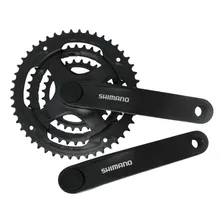 Pedivela Shimano Tourney Ty301 170mm 48x38x28 Preto Foto  mini 1