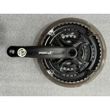 Pedivela Triplo Aluminio Mtb 28/38/48 Index Prowheel Cor Preto Foto mini 3