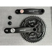 Pedivela Triplo Aluminio Mtb 28/38/48 Index Prowheel Cor Preto Foto mini 4
