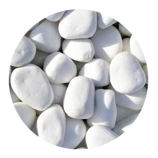 Pedra Branca De Jardim Seixo Dolomita Nº2 Para Canteiro 10kg Cor Branco Foto 1
