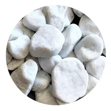 Pedra Branca Jardim 10kg Grande Cascalho Dolomita Planta NÂș4 Cor Branco Granulometria mĂĄxima 8 cm Granulometria mĂnima 6 cm Foto mini 4