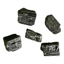 Pedra Bruta Turmalina Negra Pacote 200g Cor Preta Foto mini 2
