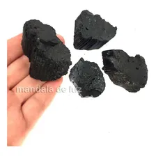 Pedra Cristal Bruta Turmalina Negra Proteção Purificação Foto mini  2