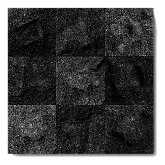 Pedra Hitam Bruta 10cmx10cm M² Bege Eg Foto 1