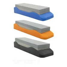 Pedra Para Amolar E Afiar Faca Com Suporte Antiderrapante Foto  mini 1