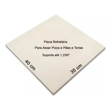 Pedra Para Pizza 40 X 35 Cm Para Forno E Churrasqueira Foto mini 4
