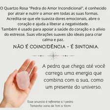 Pedra Quartzo Rosa Natural Bruta Atrai Amor Cristal Legitimo Foto mini  3