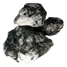Pedra Quartzo Turmalina Verde Pacote 200g Foto mini 1