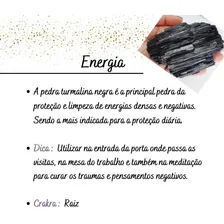 Pedra Turmalina Negra Bruta Peça Unica Grande 1kg Natural Foto mini 4