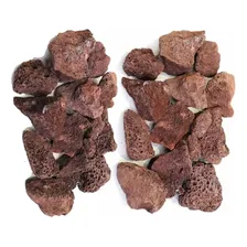 Pedra Vulcânica Marrom Lareira Churrasqueira 2kg Cor Marrom-claro Foto mini 1