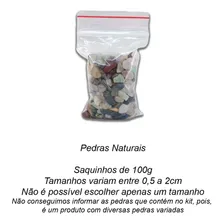 Pedras Naturais Mistas - 0,5 A 2 Cm 100g Foto mini 2