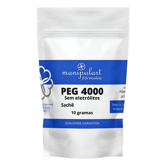 Peg 4000 Polietilenoglicol 10g - 30 Sachês Sabor Sem Sabor Foto 1