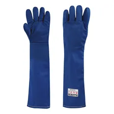 Pega Panela E Luva Riovalley Luva Radiant Heat 05 Dedos Azul Luva De Cozinha Industrial De 60cm Kit X 2 Unidades Foto mini 1