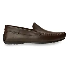 Pegada Mocassim Casual Couro Masculino Mocassim driver Foto mini  2