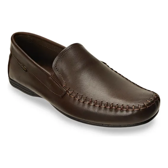 Pegada Mocassim Casual Couro Masculino Mocassim driver Foto 1