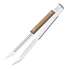 Pegador Carne Manuseador Churrasco Madeira 37cm Tramontina Foto mini 4