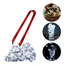 Pegador De Gelo Em Acrílico Cristal Vermelho Pegar Gelo Foto  mini 1