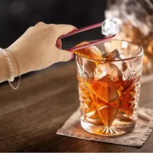 Pegador De Gelo Em Acrílico Cristal Vermelho Pegar Gelo Foto mini  3