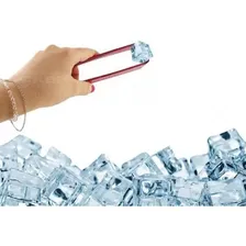 Pegador De Gelo Em Acrílico Cristal Vermelho Pegar Gelo Foto mini 4