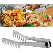 Pegador De Massa Inox 20cm Self Service Pinça Dentada Foto mini 3