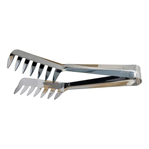 Pegador De Massa Inox 20cm Self Service Pinça Dentada Foto 1