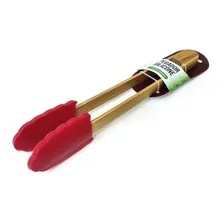 Pegador De Massas Em Bambu Com Ponteira Em Silicone Foto mini 3