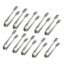 Pegador De Salada Gelo Frios Salgado Aço Inox 18cm 10 Peças Foto  mini 1