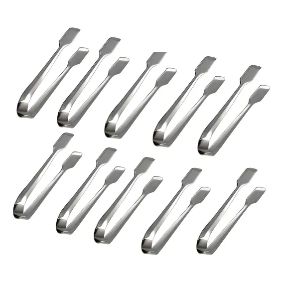 Pegador De Salada Gelo Frios Salgado Aço Inox 18cm 10 Peças Foto 1