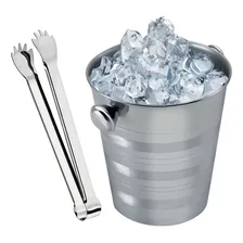 Pegador Gelo Inox Carnes Frios Bar Drinks Cozinha Multiuso Foto mini 2