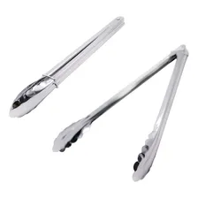Pegador Inox Culinário Pinça Grande Multiuso Cozinha Foto mini 1