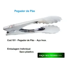 Pegador Pao Padaraia Aço Inox 2721 Viel Profissional Foto mini  2