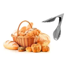 Pegador Para Pão Em Aço Inox 25cm Com Mola Kehome Foto mini  3