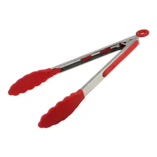 Pegador Silicone Pegador De Churrasco Salada Pequeno 21 Cm Cor Vermelho Foto mini 1
