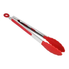 Pegador Silicone Pegador De Churrasco Salada Pequeno 21 Cm Cor Vermelho Foto mini 3