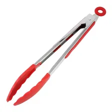 Pegador Silicone Pegador De Churrasco Salada Pequeno 21 Cm Cor Vermelho Foto mini 4