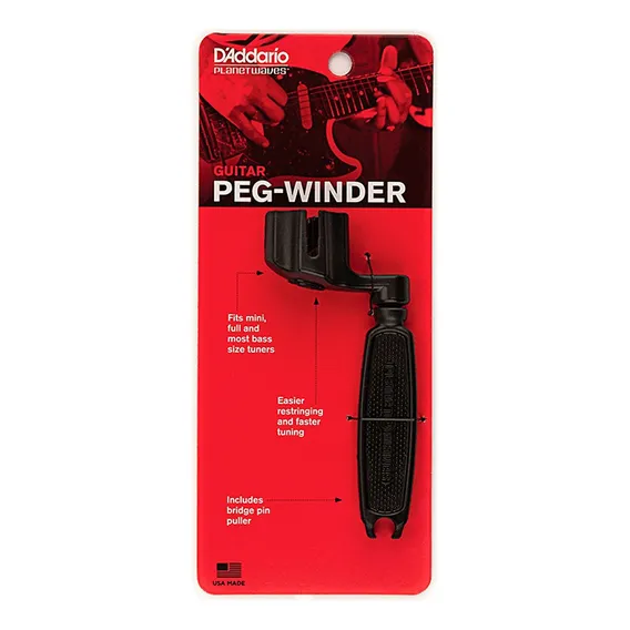 Pegwinder Daddario Pwpw1 Guitarra Planet Waves Encordoador Foto 1