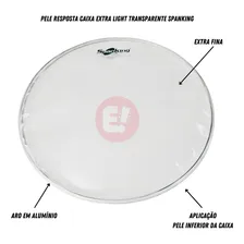 Pele 10'' Resposta Caixa Extra Light Transparente Spanking Foto mini  2