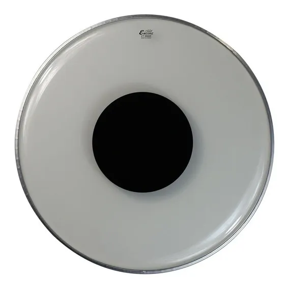 Pele 22 Remo Encore Controlled Sound Transparente Black Dot Foto 1