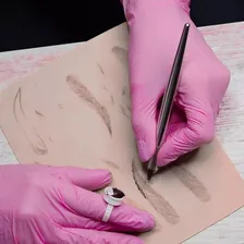 Pele Artificial Microblading Micropigmentacão Tatto 20x15cm Foto mini 4