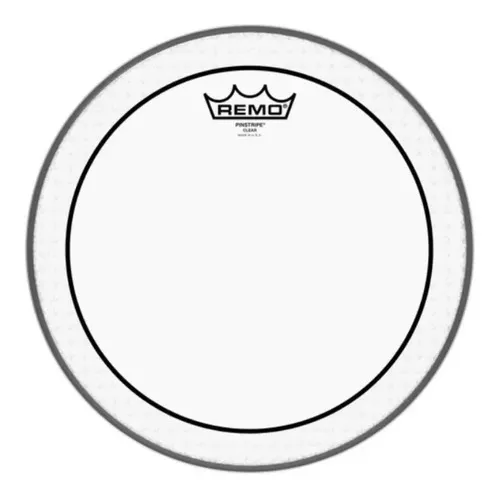 Pele Bateria Remo Pinstripe Trasnparente 13 Foto 1