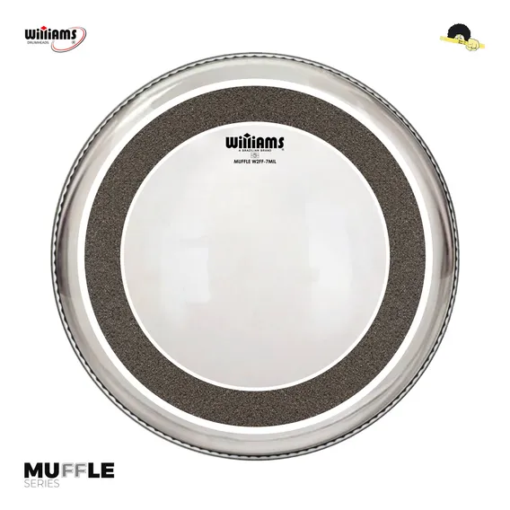 Pele De Bumbo Williams 20 W2ff Anel Muffle + Nota E Foto 1