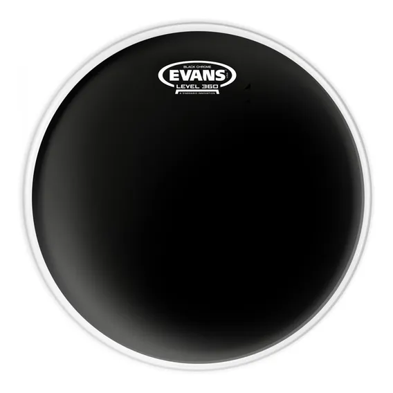 Pele Para Caixa E Surdo 14' Evans Black Chrome TT14CHR Foto 1