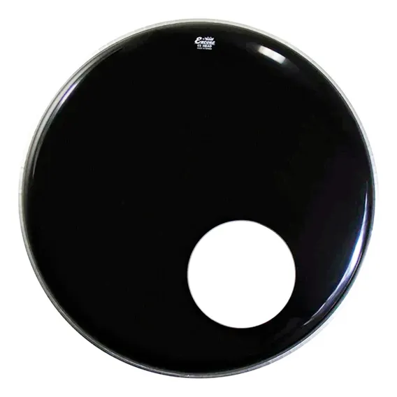 Pele Remo Encore Ebony 22 Resposta Para Bumbo Com Furo 22 Foto 1